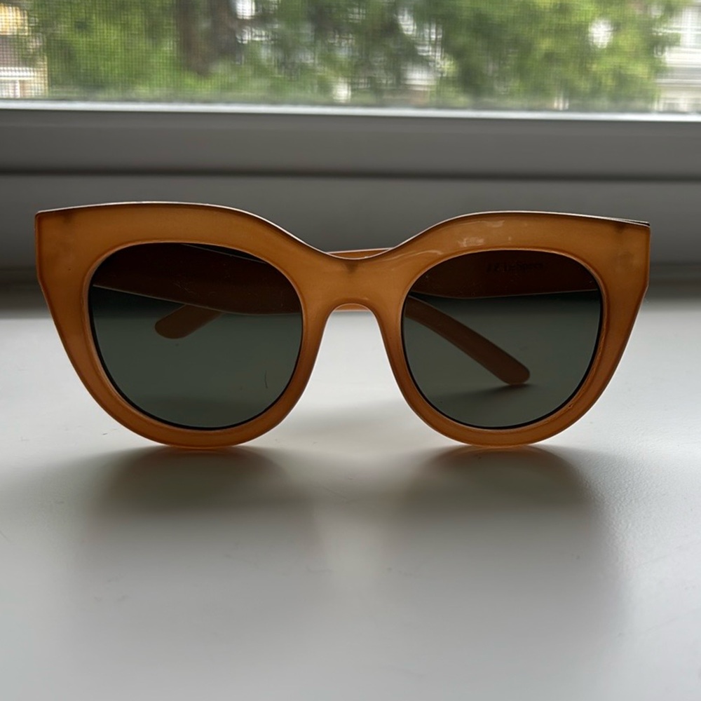 Le Specs Air Heart Brown Sunglasses